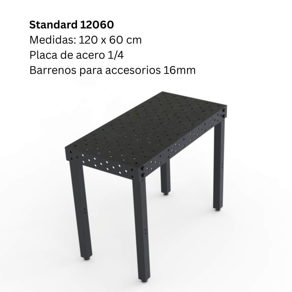 Mesa para soldar: 120cm x 60cm