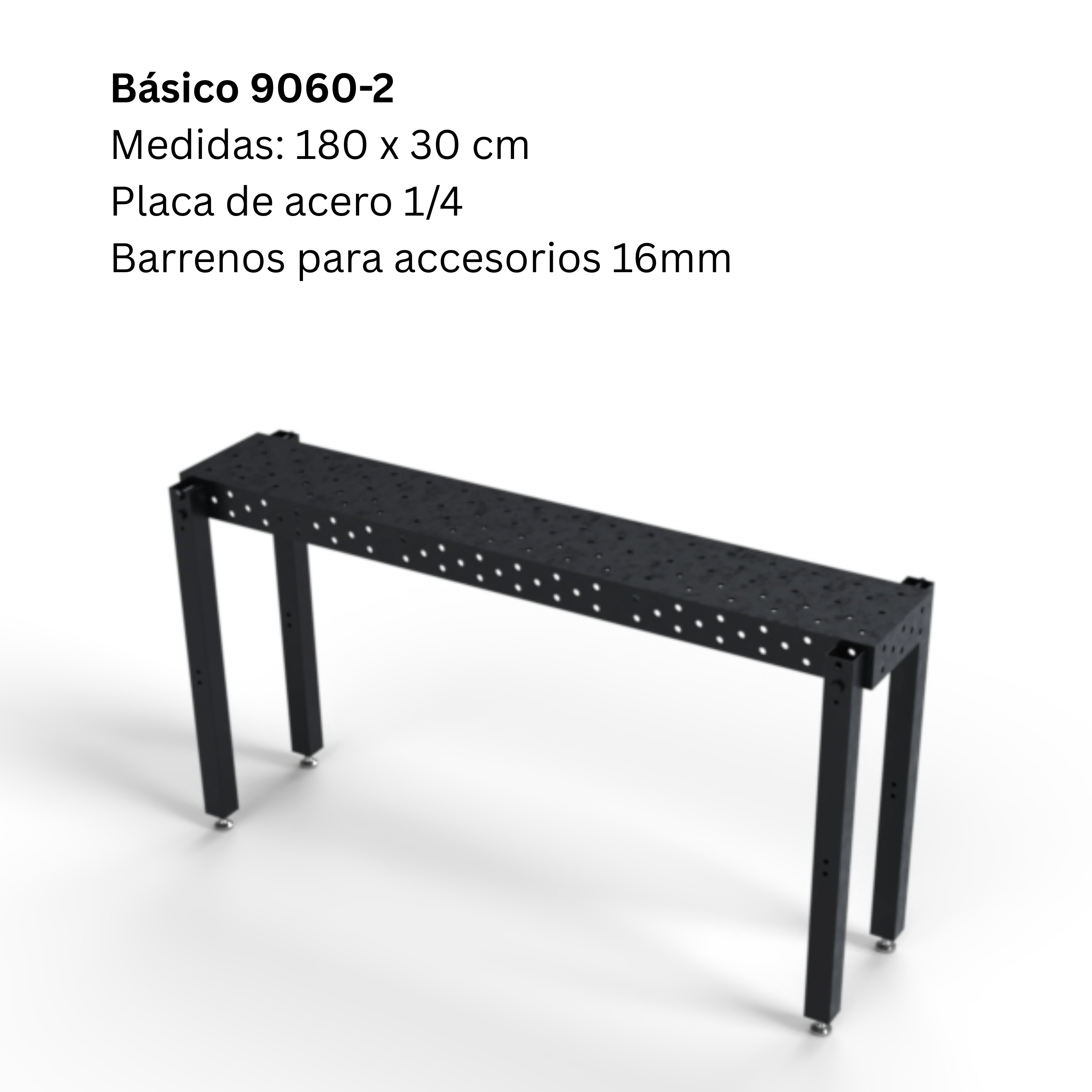 Mesa para soldar: 90cm x 60cm